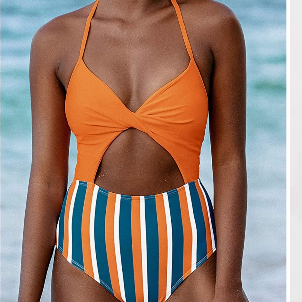 CUPSHE one piece, size M, in packaging
